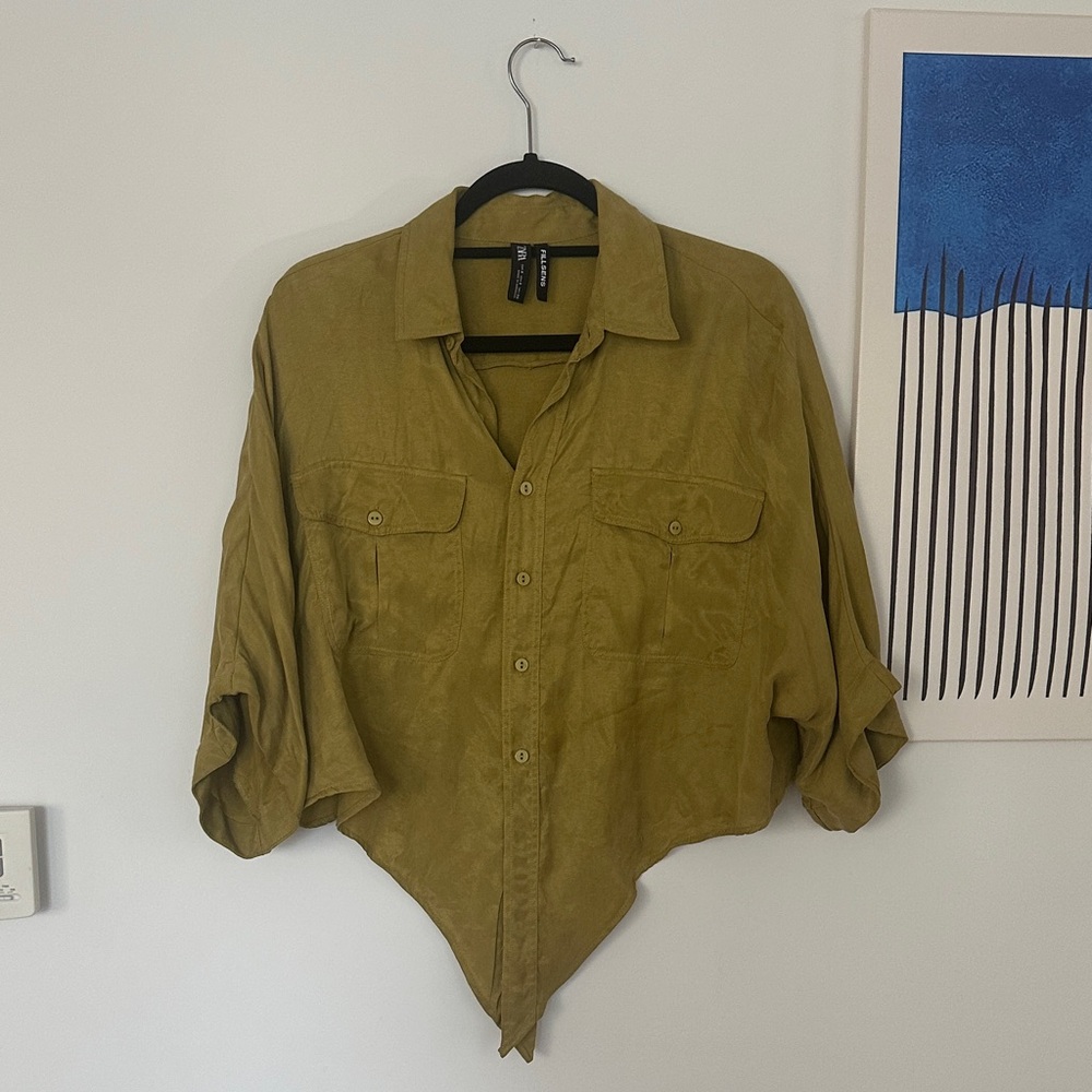 Zara Tan Casual Shirt